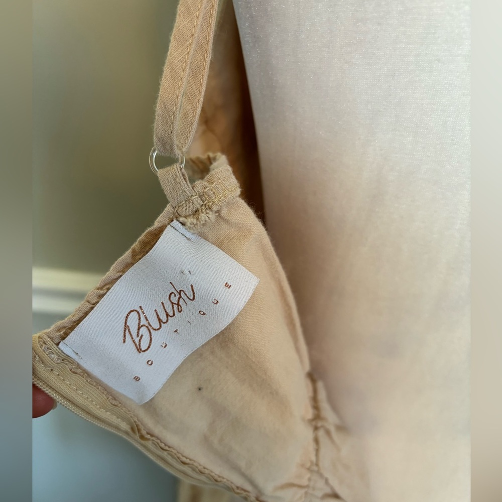 BLUSH BOUTIQUE Ruched Side Tie Mini Dress - Picture 5 of 6